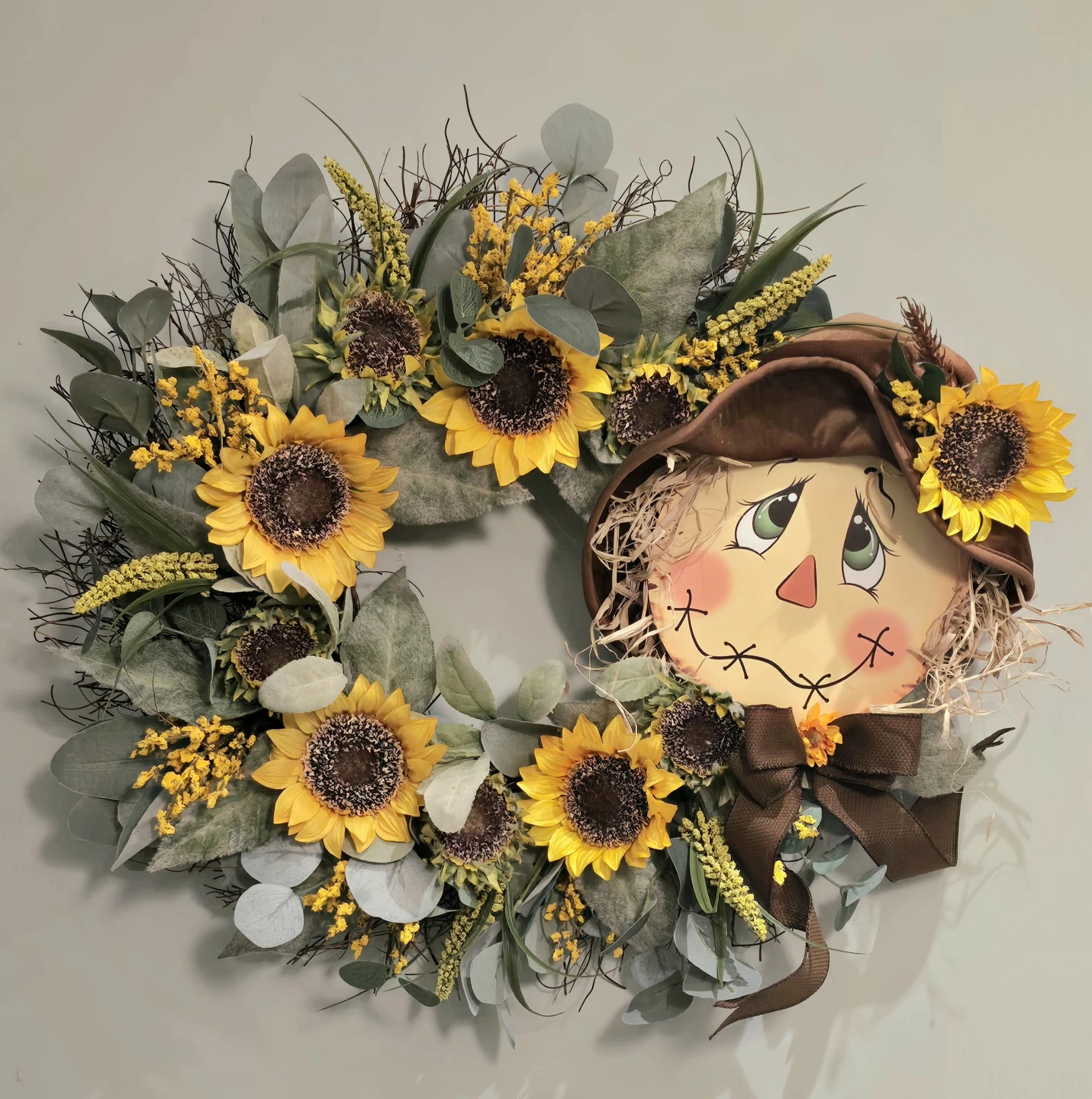 Scarecrow wreath