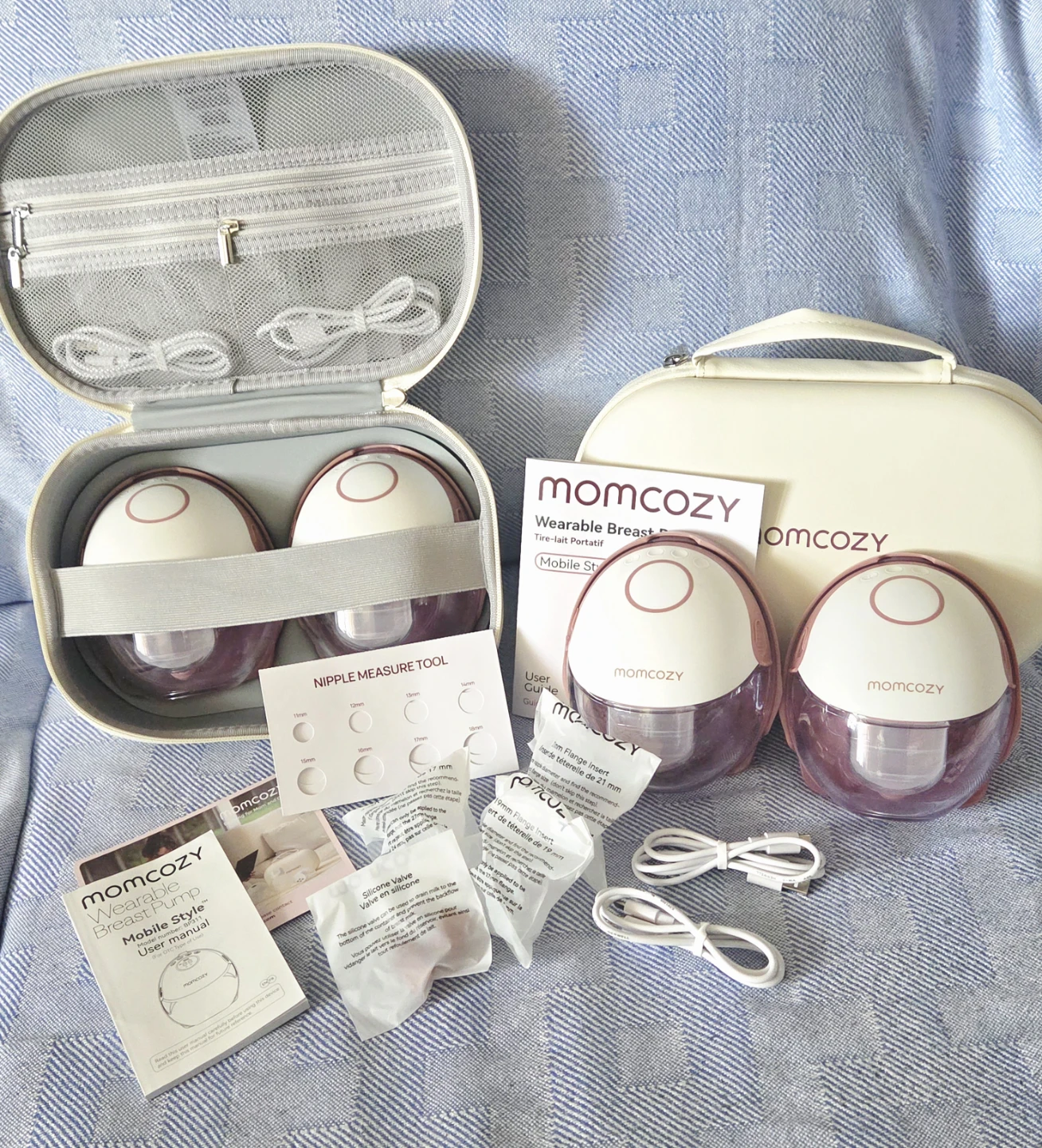 2 for 1 Momcozy M6 Mobile Style Wearable Breast Pump Sets