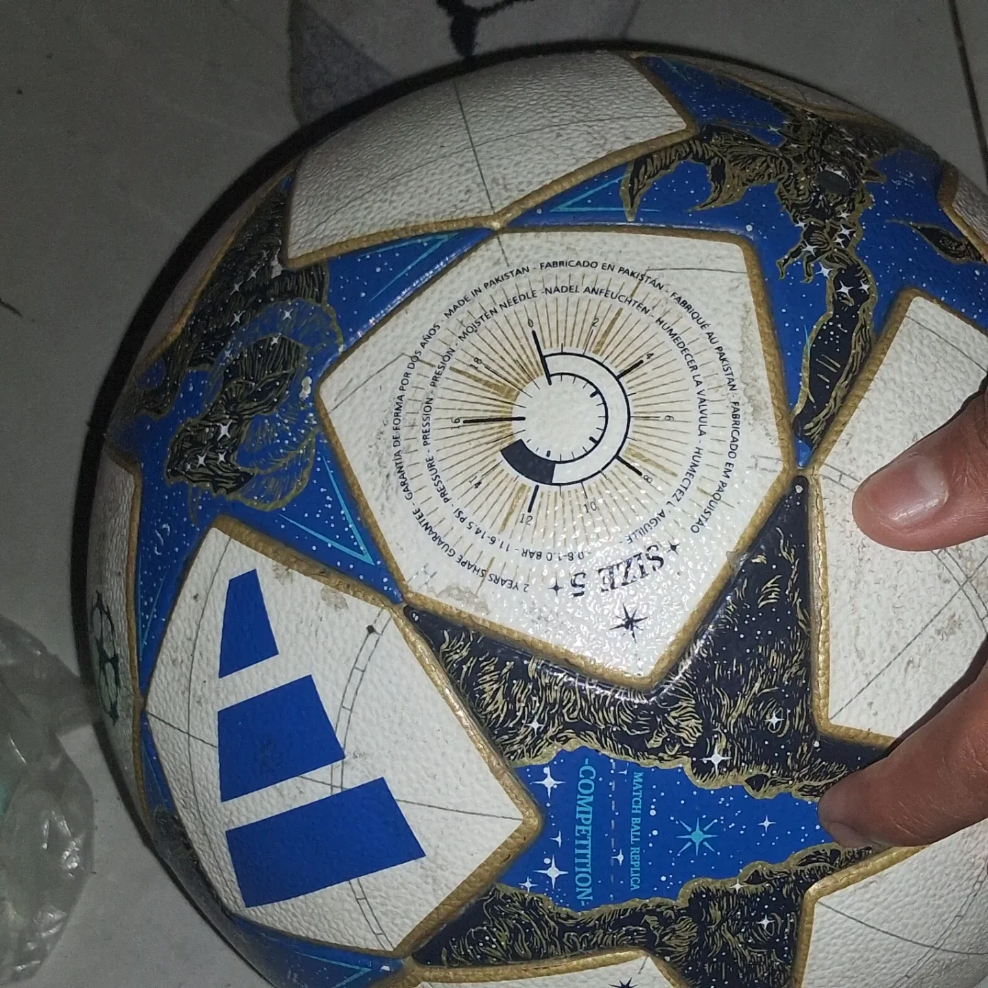 Adidas UEFA Champions League Match Ball Replica Size 5 - photo 2