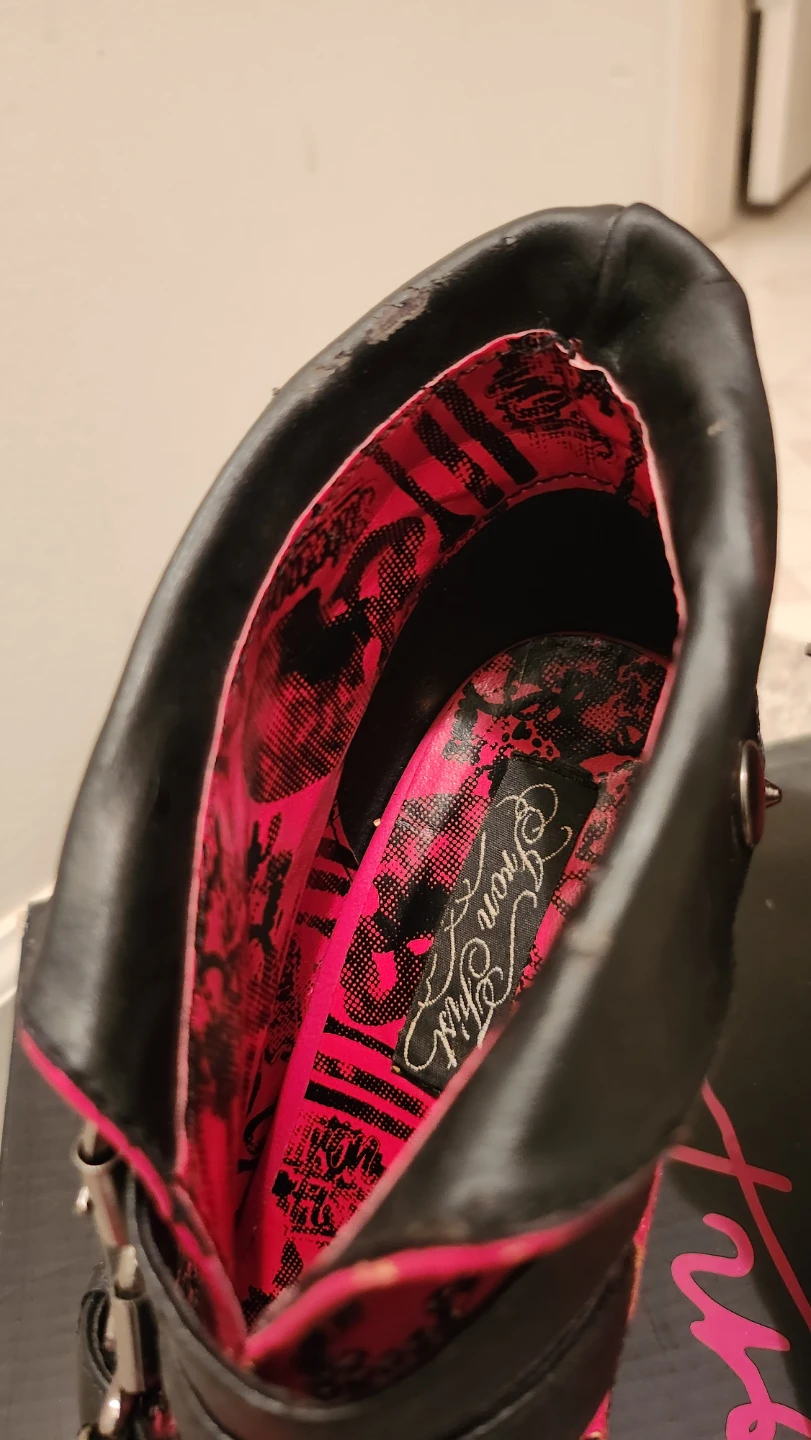 Iron Fist New Rider Platform Booties Size 5 - photo 3