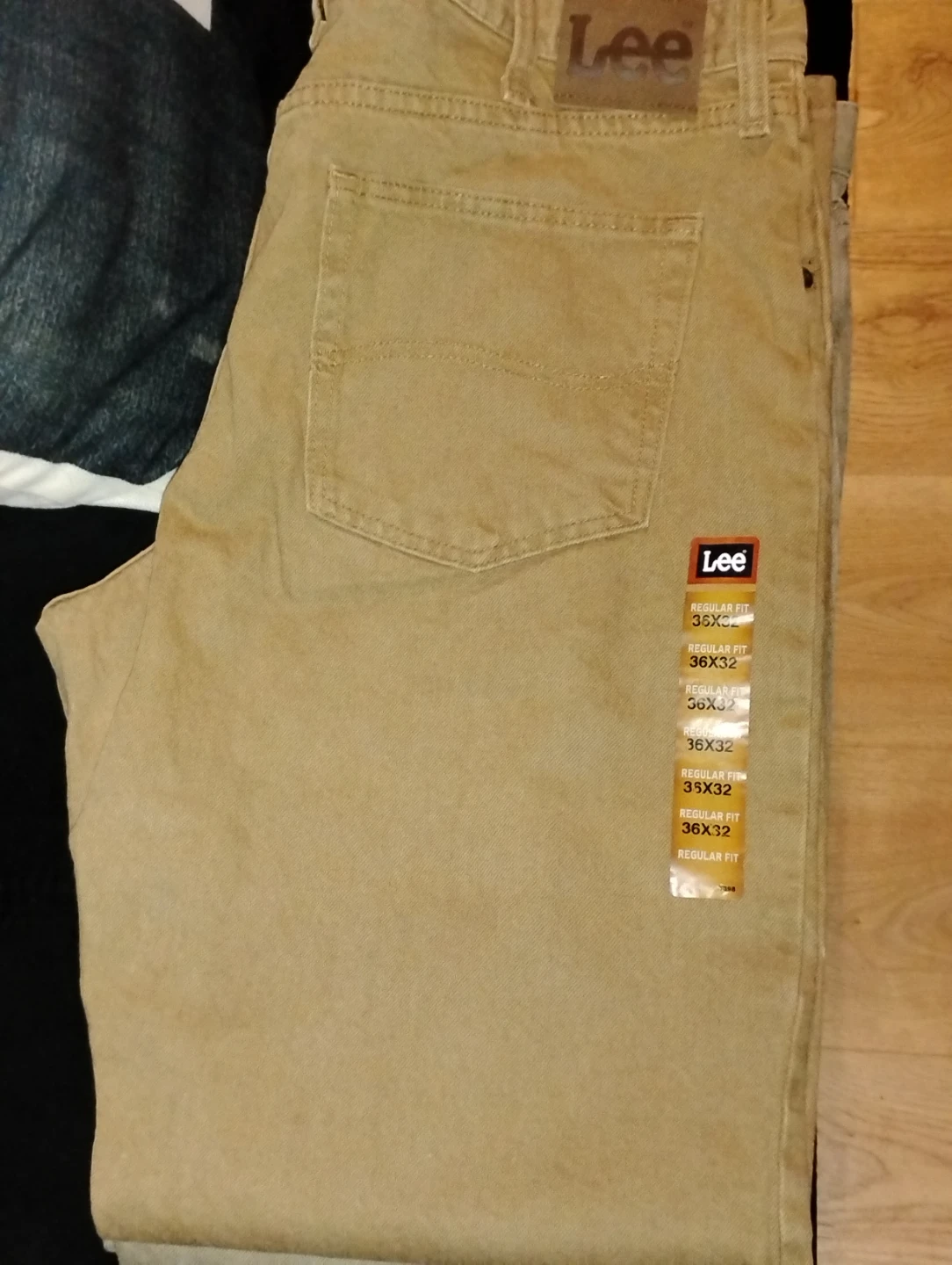 Lee Regular Fit Jeans 36x32 Tan