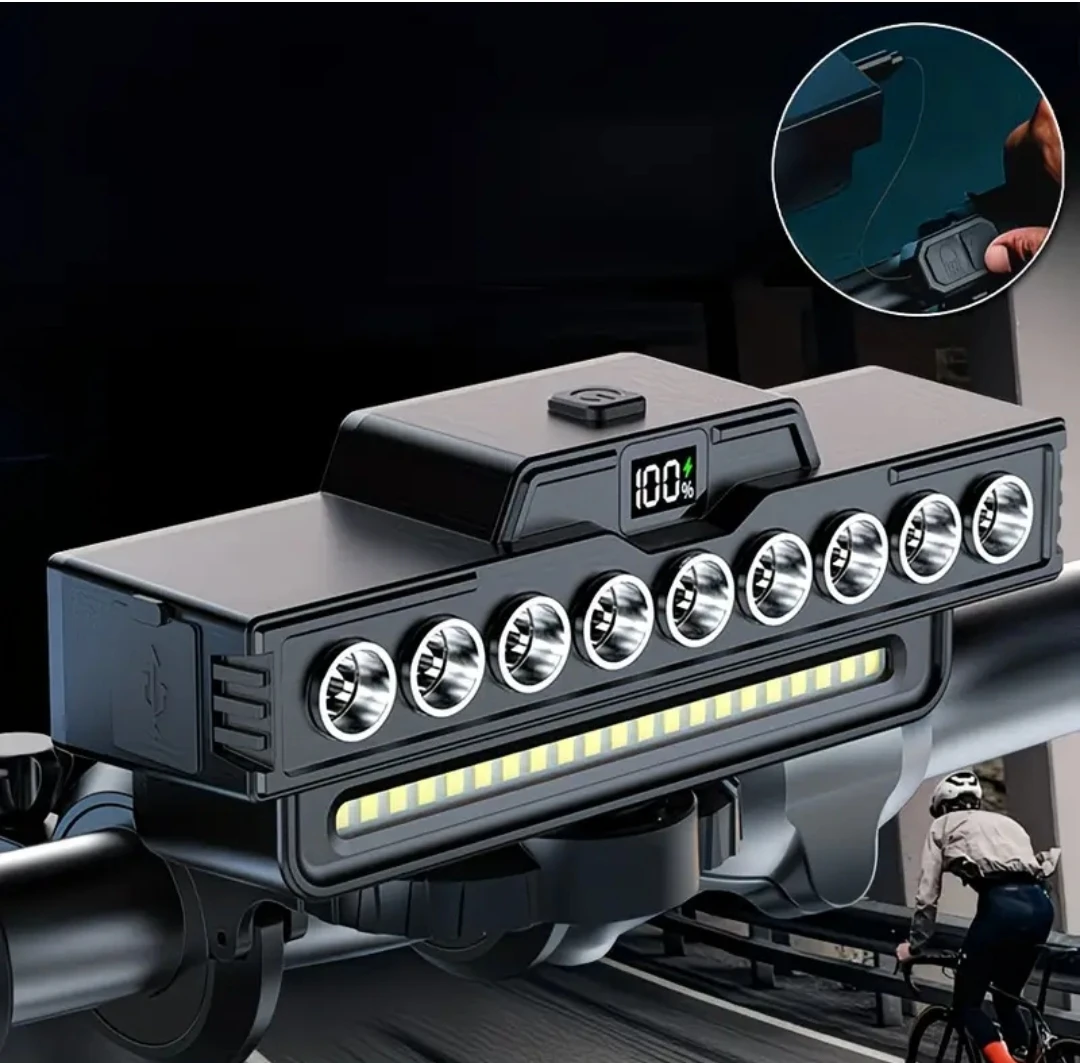 30 LED Bicycle Headlight and Tail Light Set - photo 2