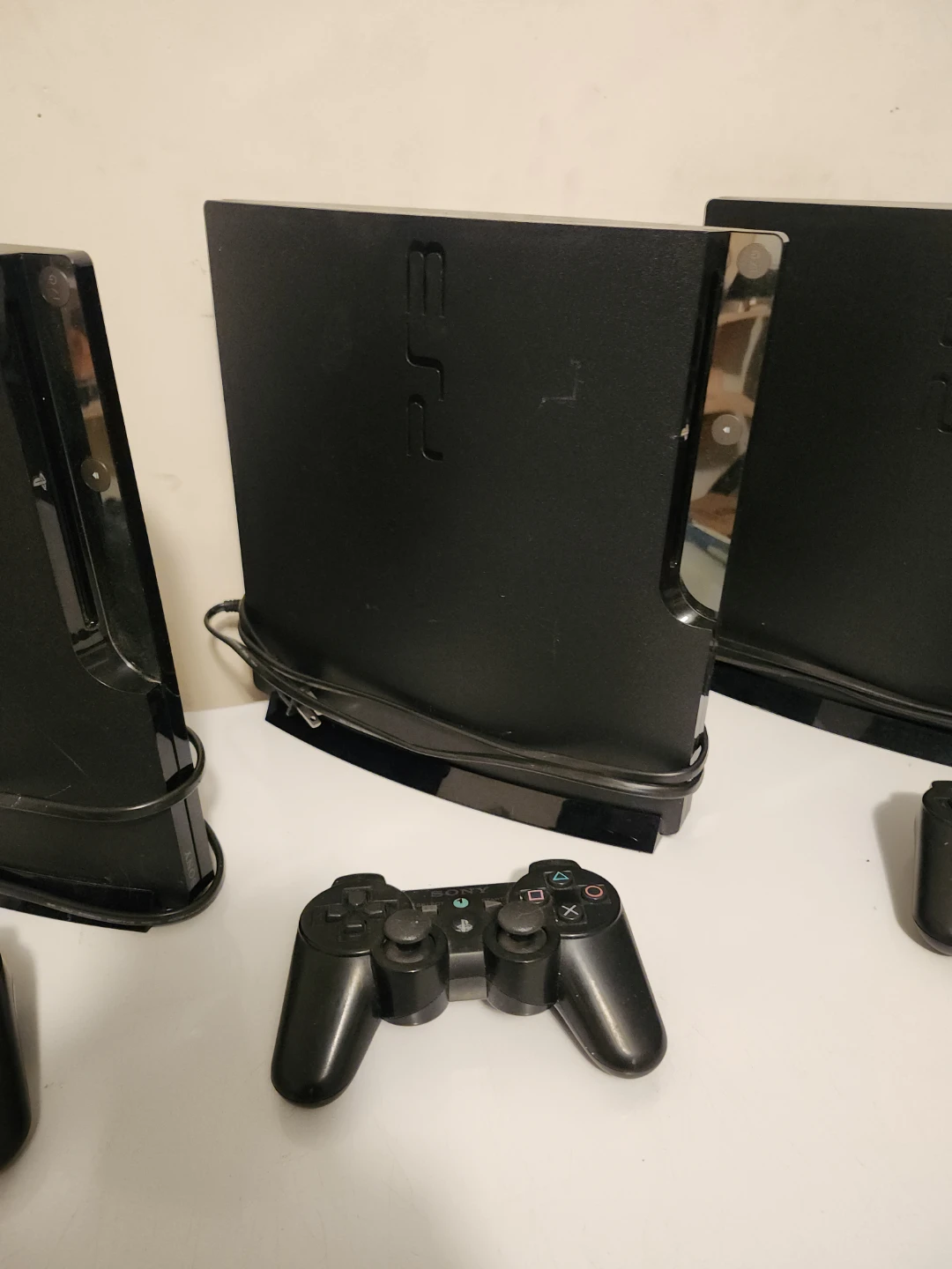 Three Sony PlayStation 3 Super Slim Consoles with Controllers - photo 4