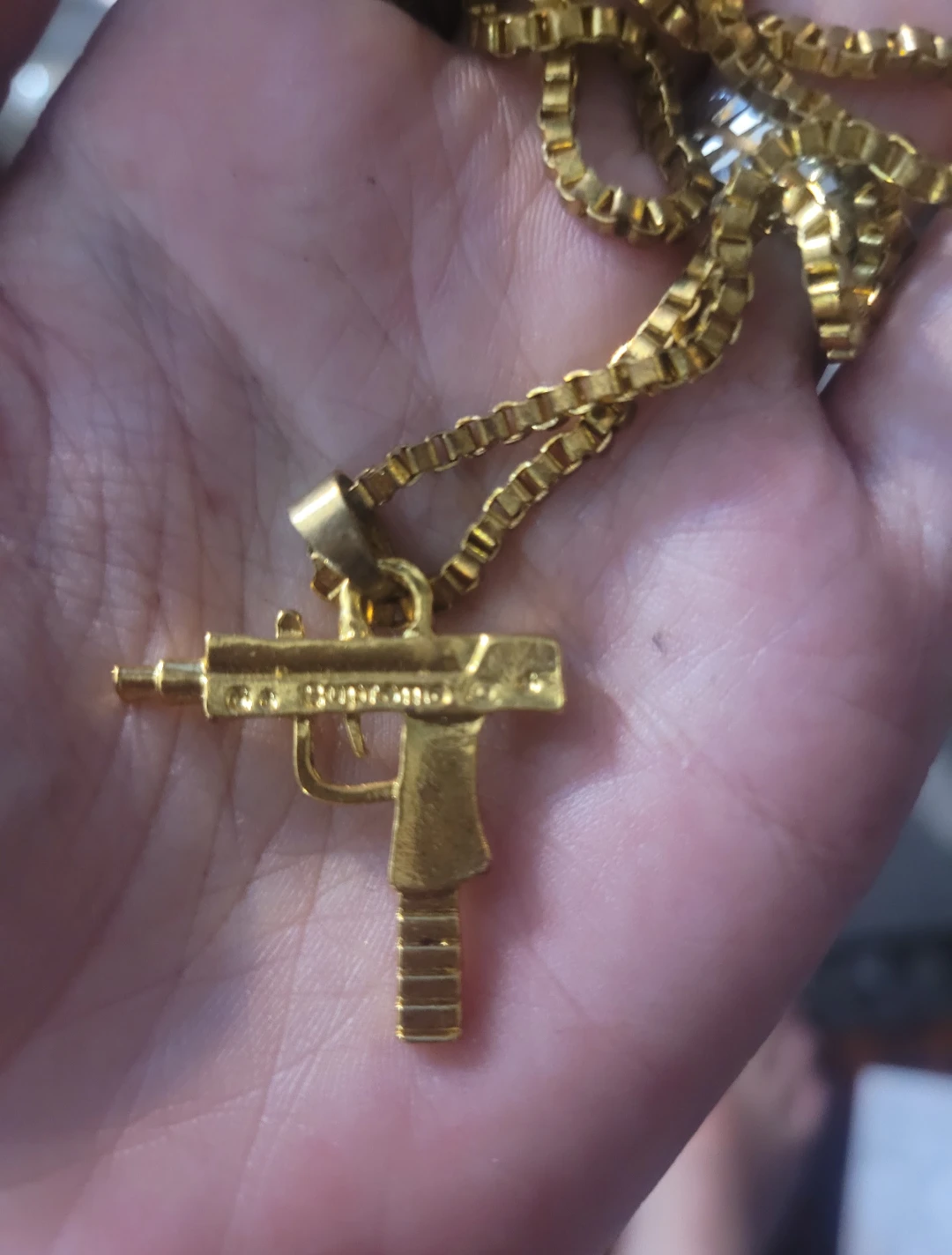 Vintage Supreme Uzi Pendant Necklace - photo 2