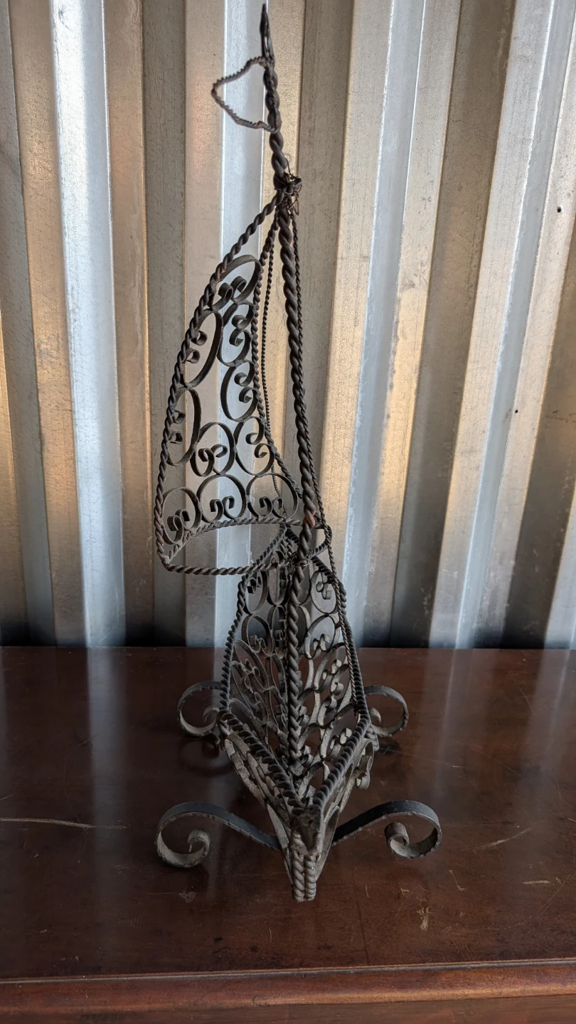 Vintage Metal Wire Sailboat Ornament - photo 2