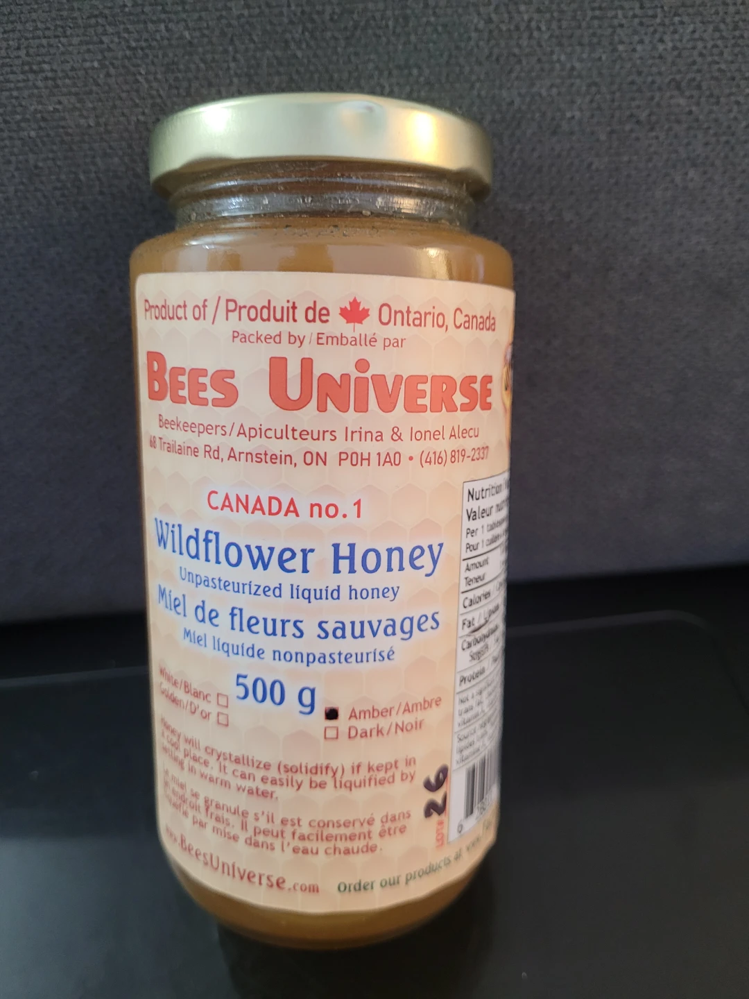 Bees Universe Wildflower Honey 500g