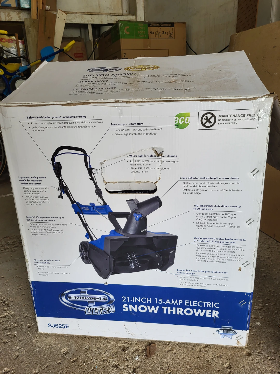 Snow Joe Ultra 21 Inch Electric Snow Thrower - photo 2