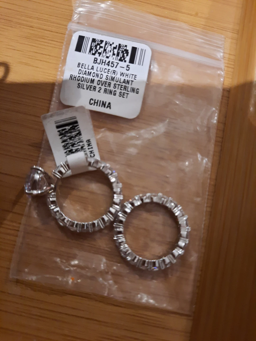 Bella Luce Diamond Simulant Eternity BandsRing Set - photo 4