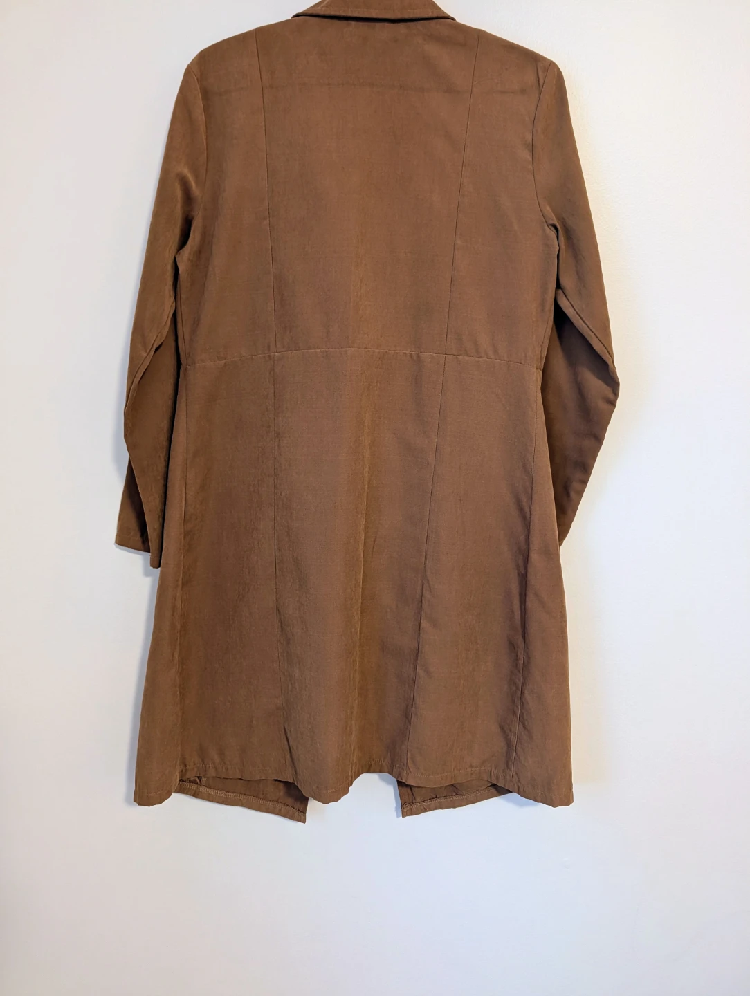 Brown Double-Breasted Coat - photo 3