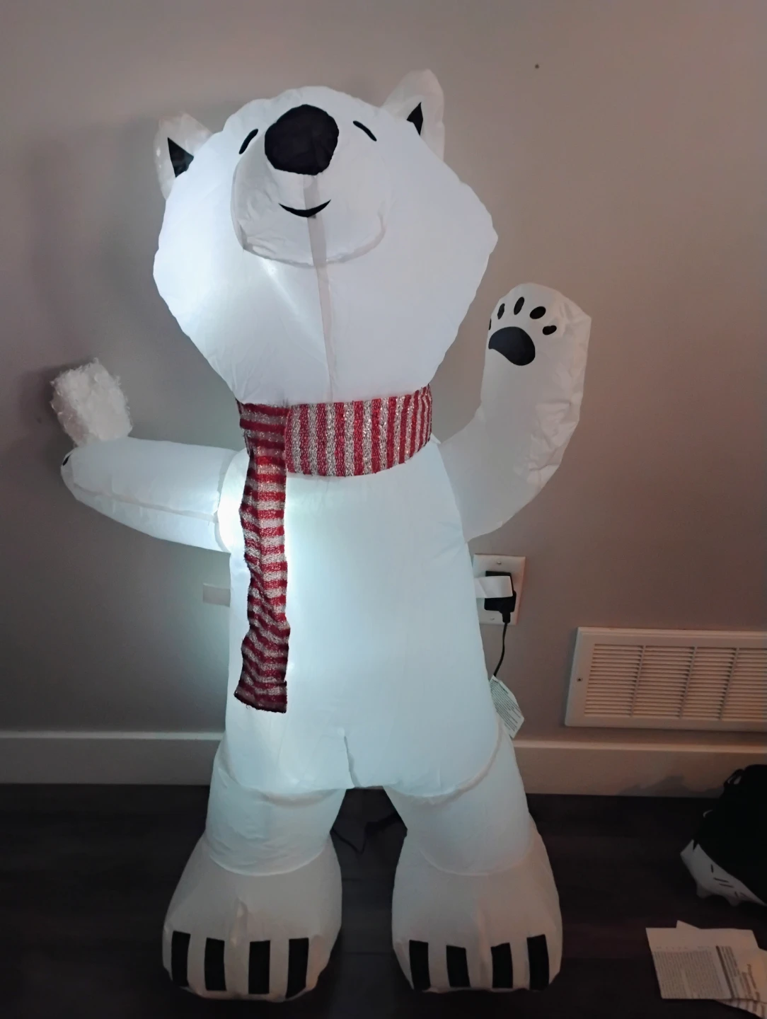 Lighted Christmas Inflatable Polar Bear