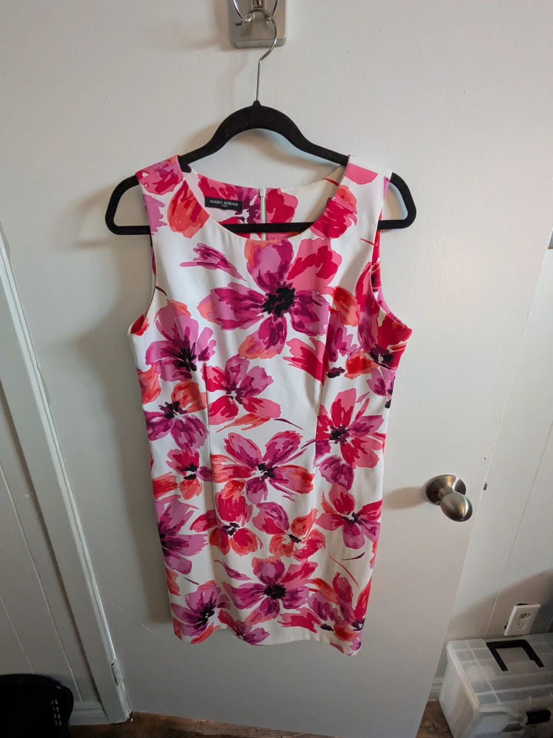 Mario Serrani Floral Sleeveless Dress