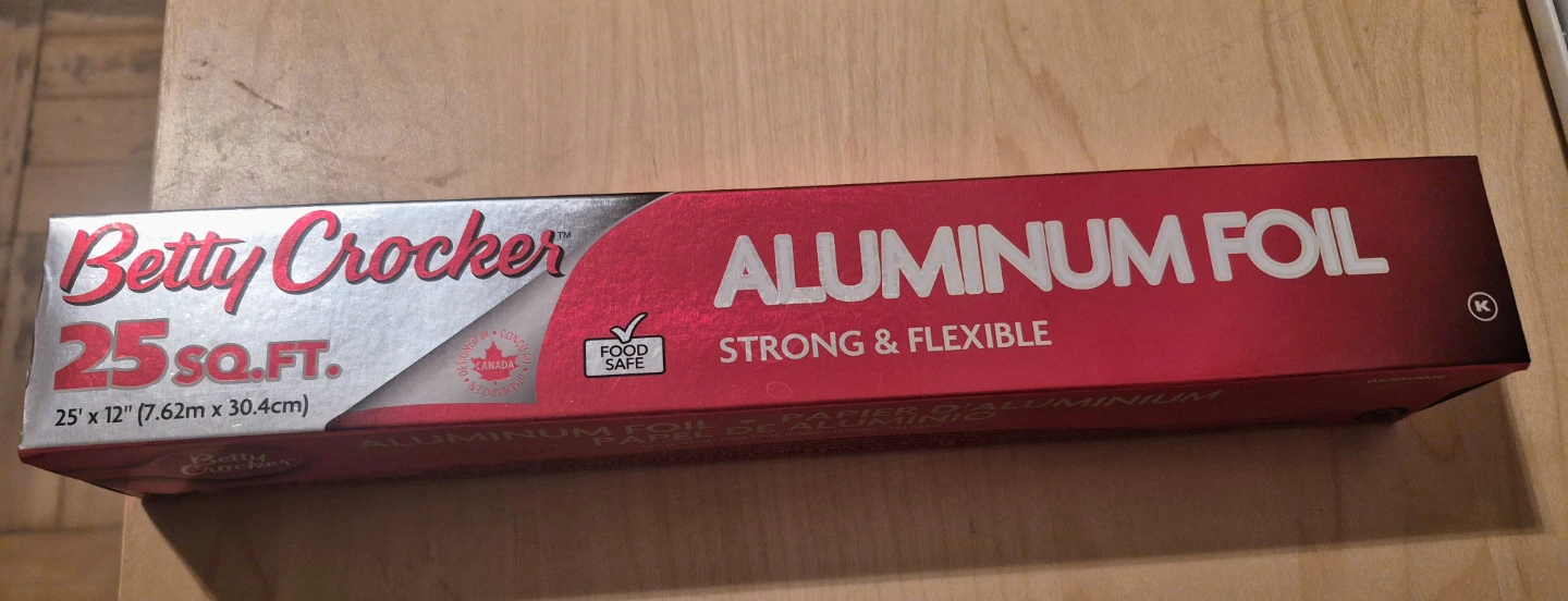 BN)Betty Crocker Aluminum Foil 25 sq. ft.