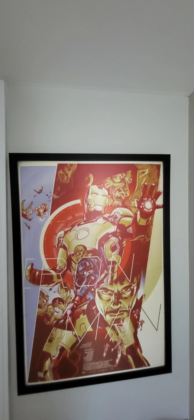 Iron Man 3 Movie Poster in Black Frame - photo 4