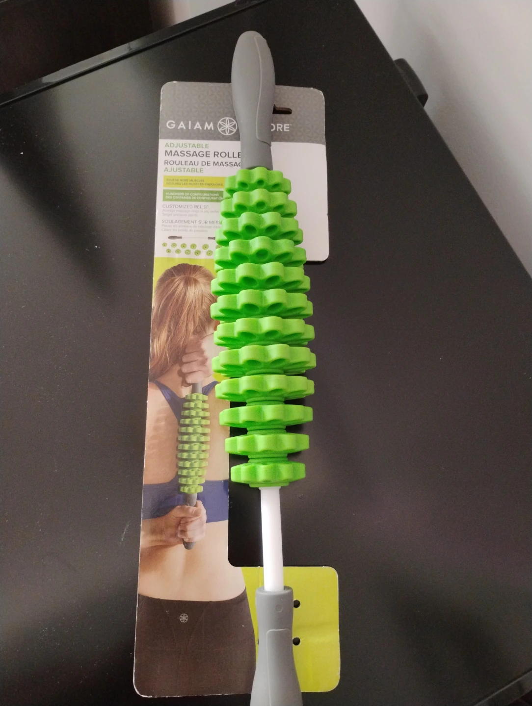 Gaiam Adjustable Massage Roller