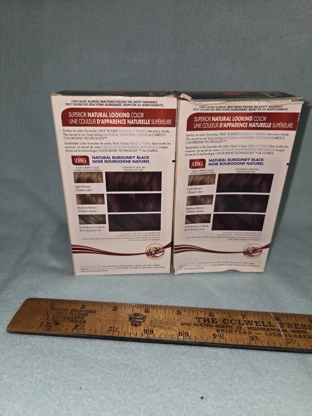 2 Clairol Nice'n Easy Hair Color Kits - 2BG Natural Burgundy - photo 4