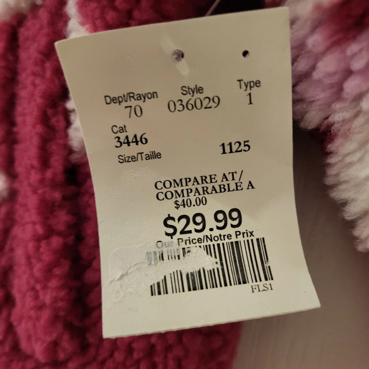 Girls Pink Sherpa Jacket - Size 4Y - photo 3