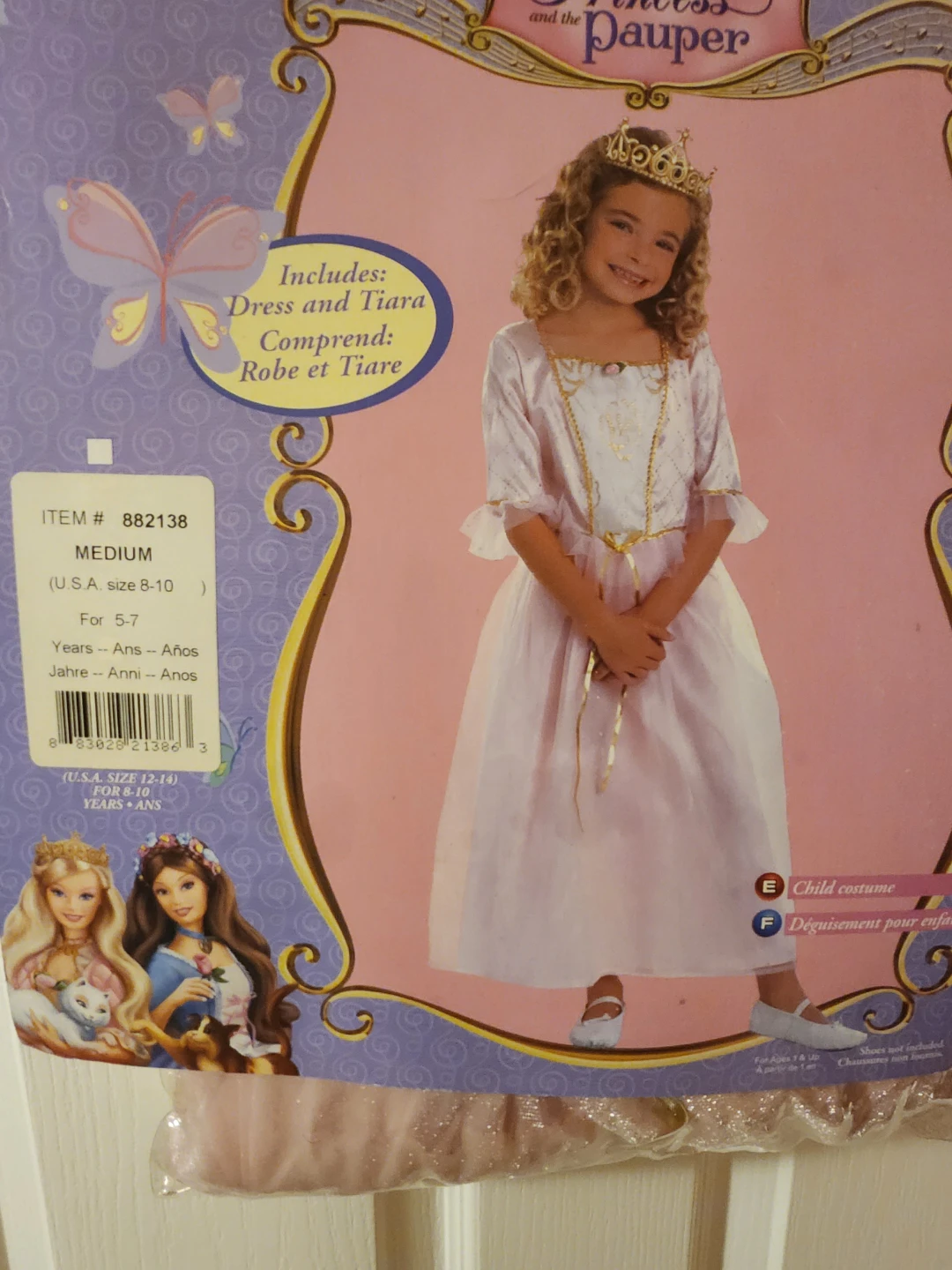 Barbie Princess and the Pauper Costume