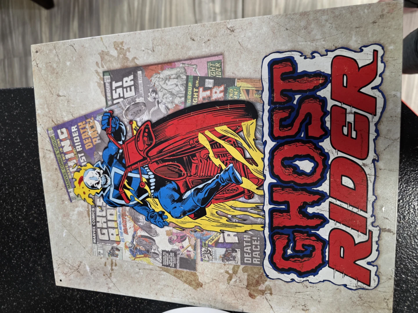 Marvel Ghost Rider Metal Tin Sign