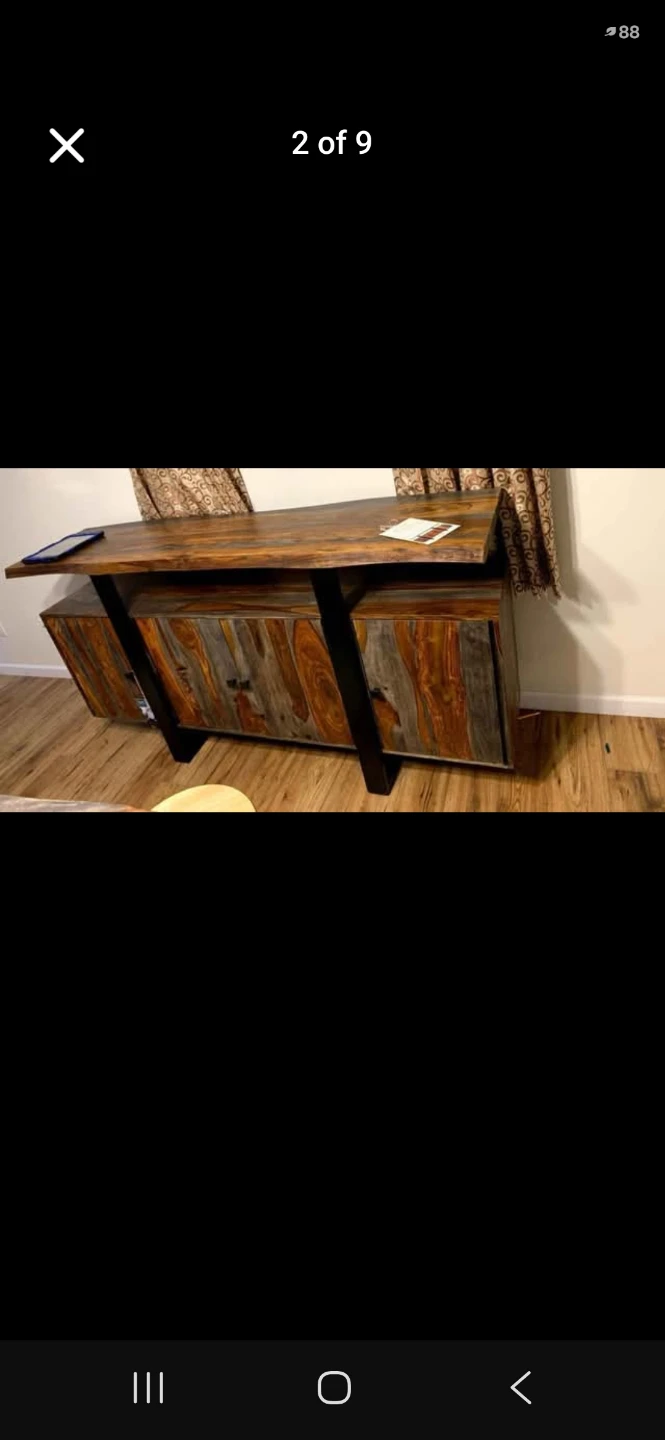Bowery 6pc Dining Set - Sheesham Wood and Metal - photo 5