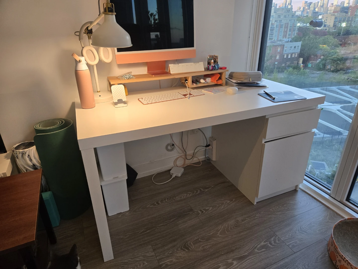 IKEA MALM Desk, White