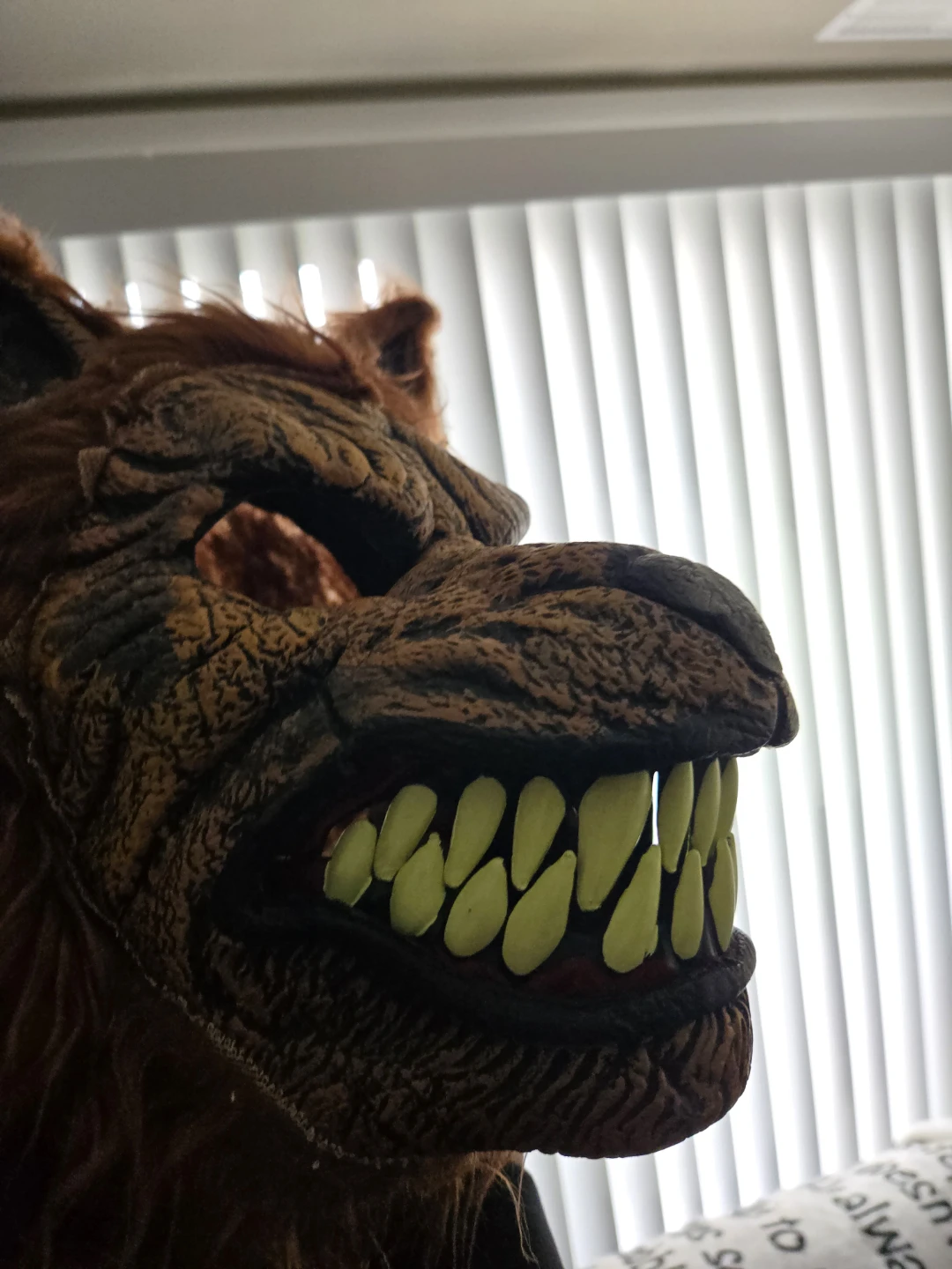 Werewolf Halloween Costume Mask-MOVABLE MOUTH - photo 4