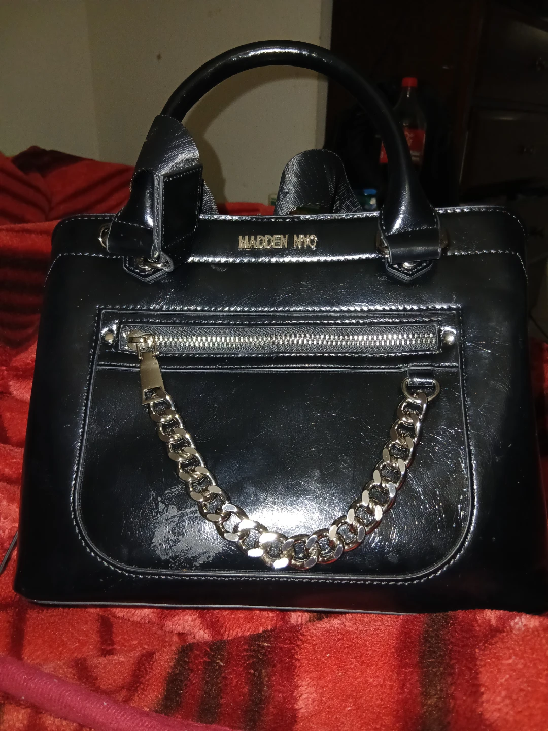 Madden NYC Black Satchel Handbag