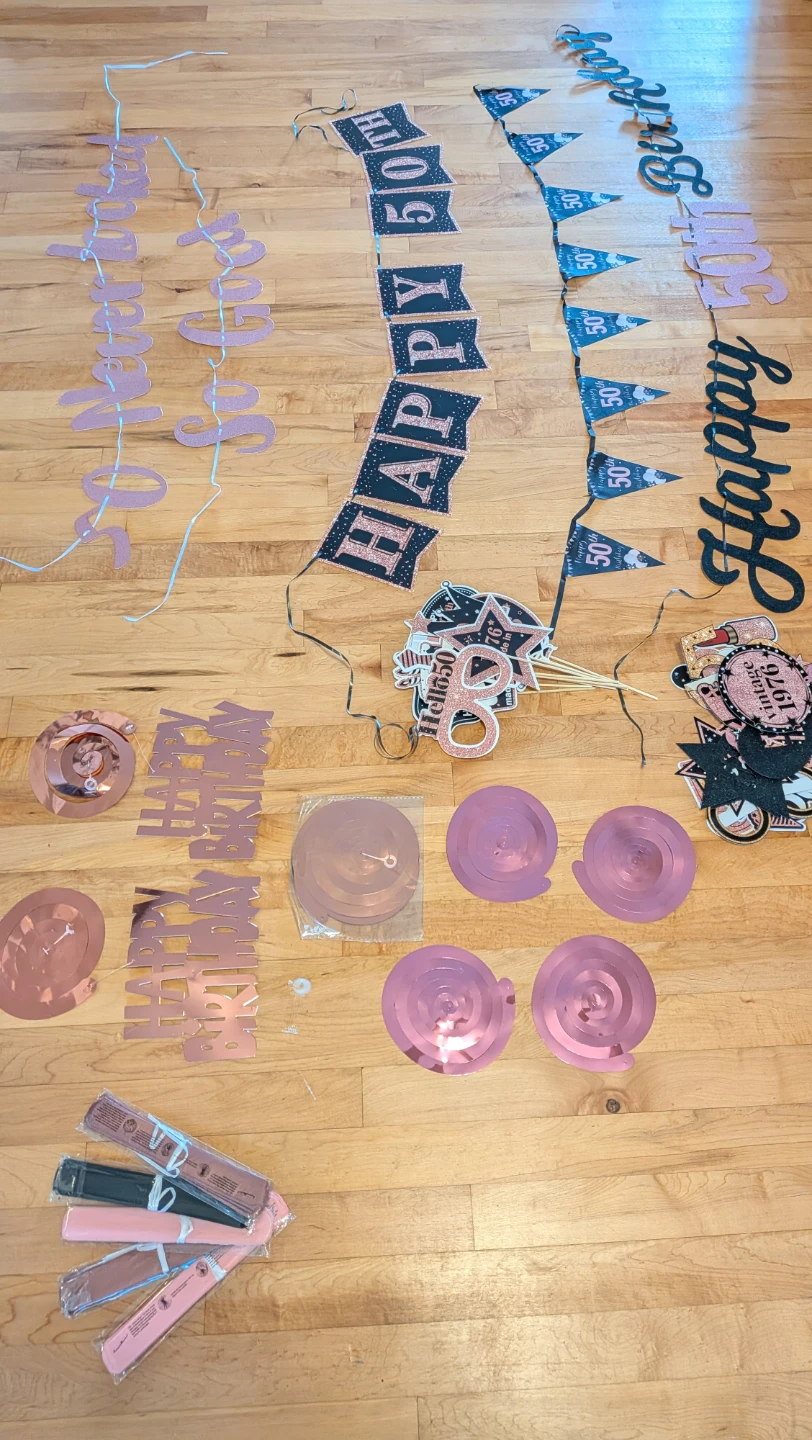 50th Birthday Party Decoration Set - photo 5