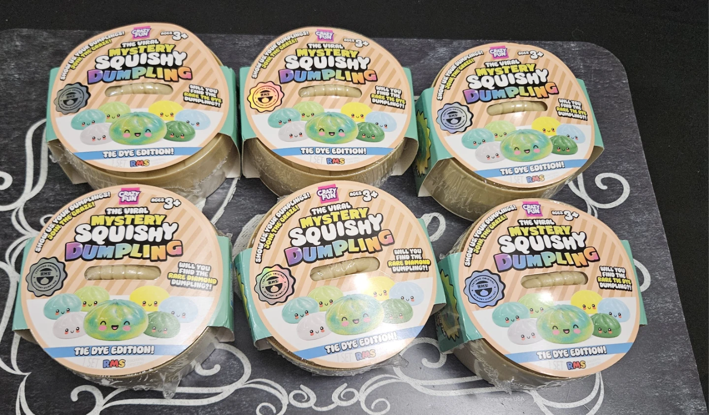 Mystery Squishy Dumplings – Tie-Dye Edition – NEW