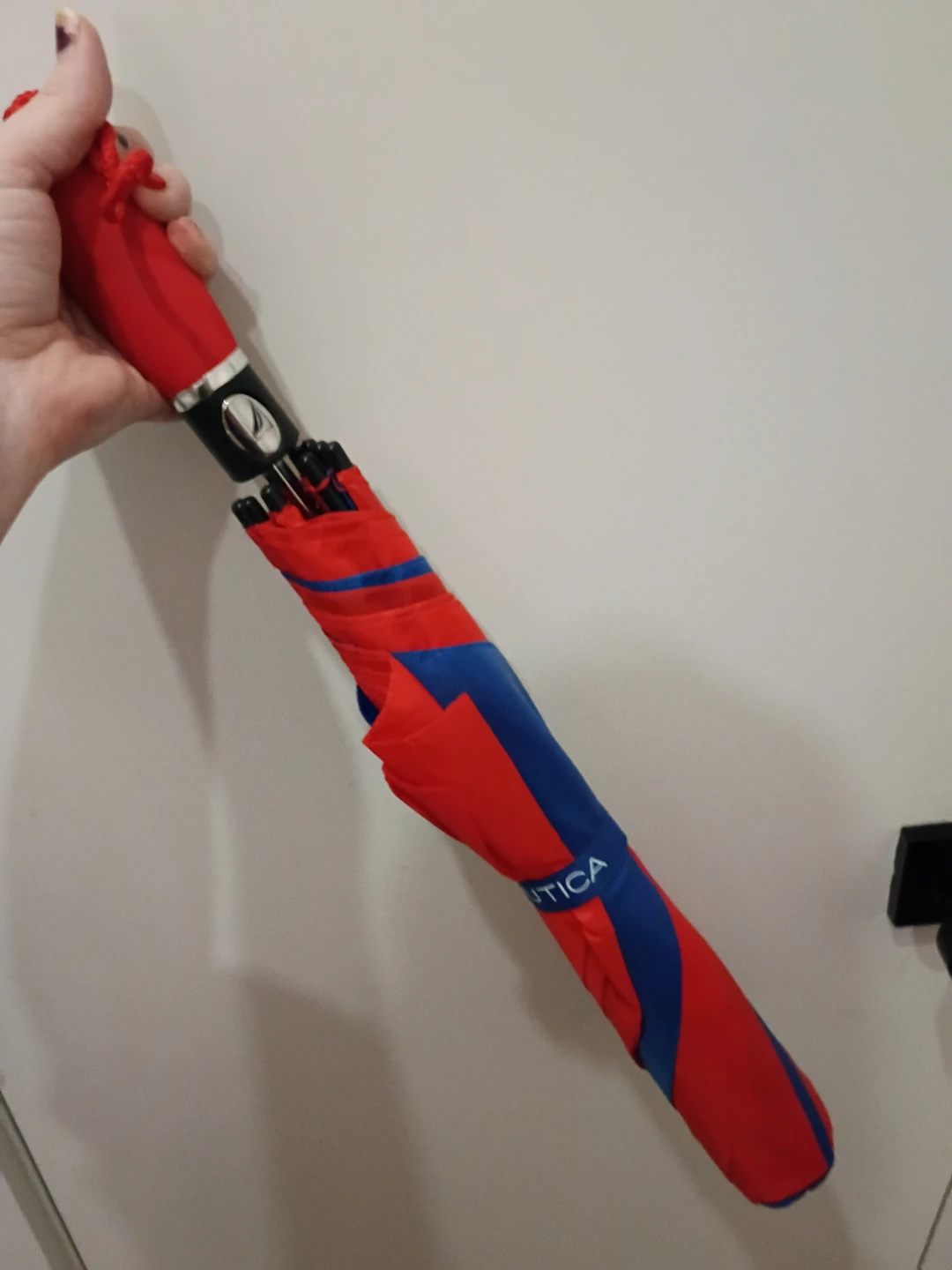 XL Umbrella red and blue Nautica