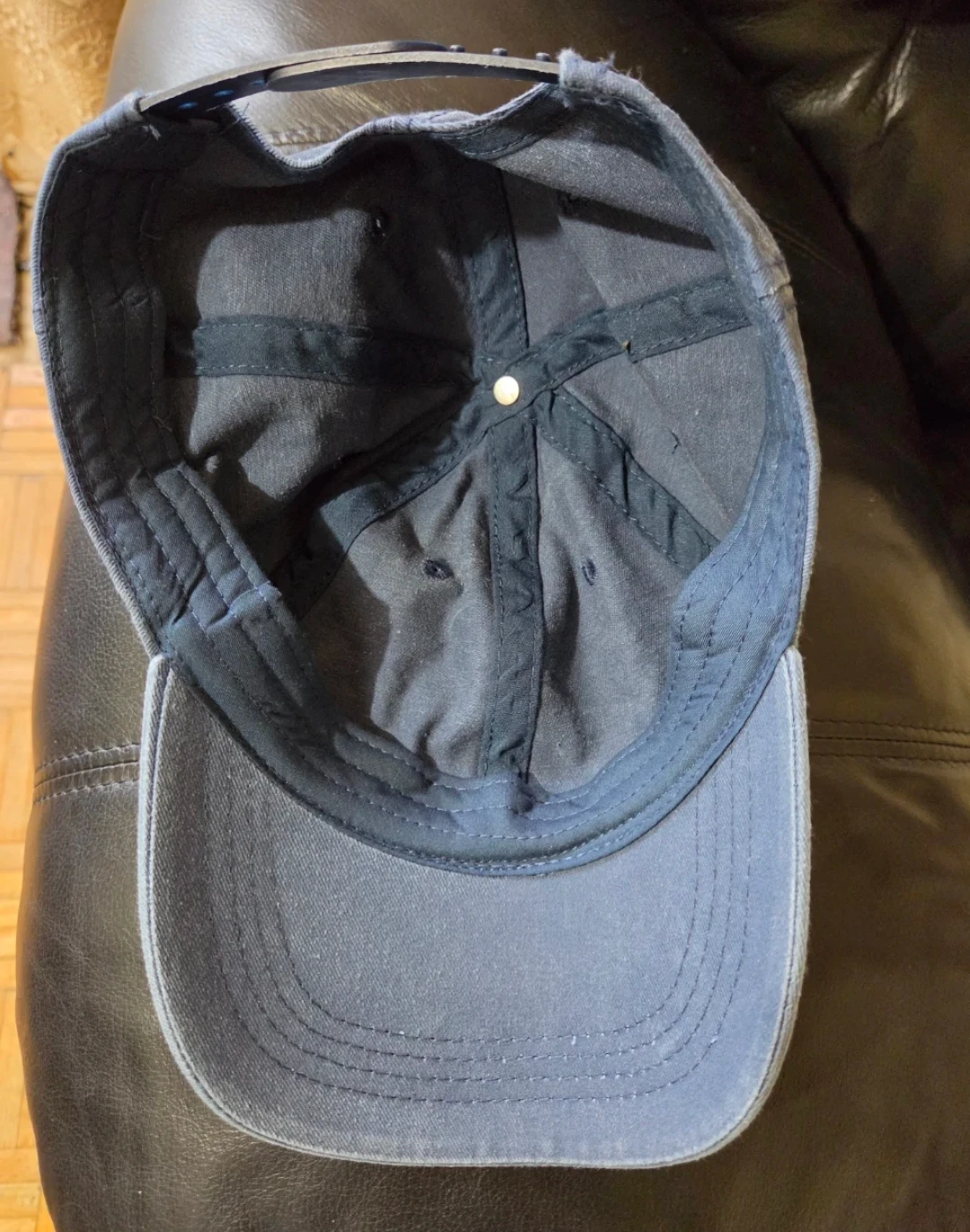 Blue cotton baseball cap - photo 2