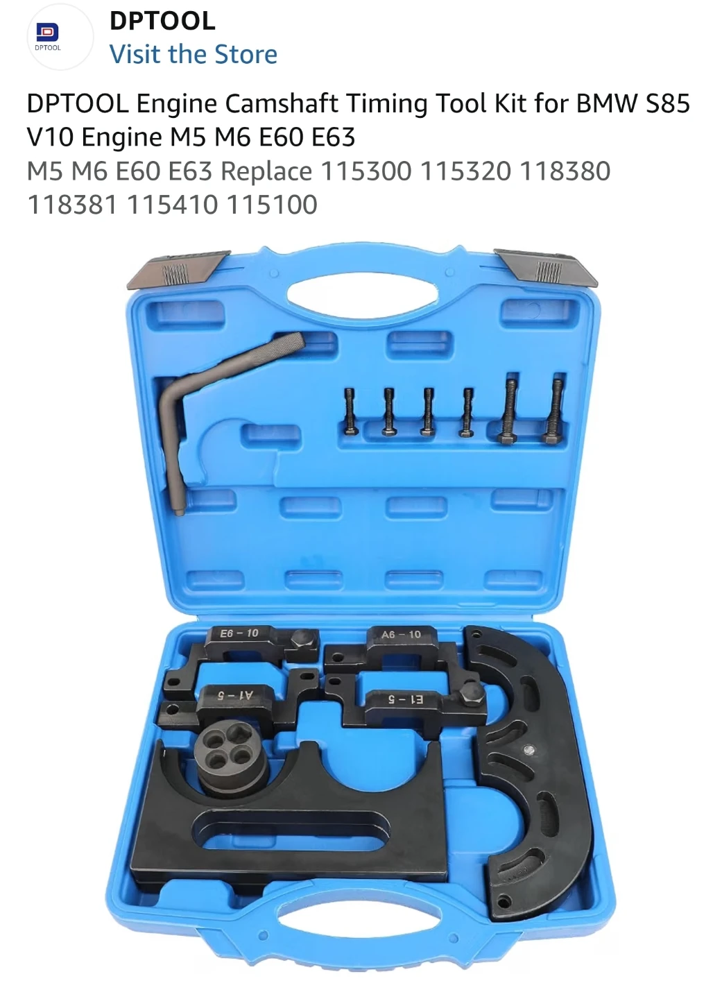 DPTOOL Engine Camshaft Timing Tool Kit for BMW S85