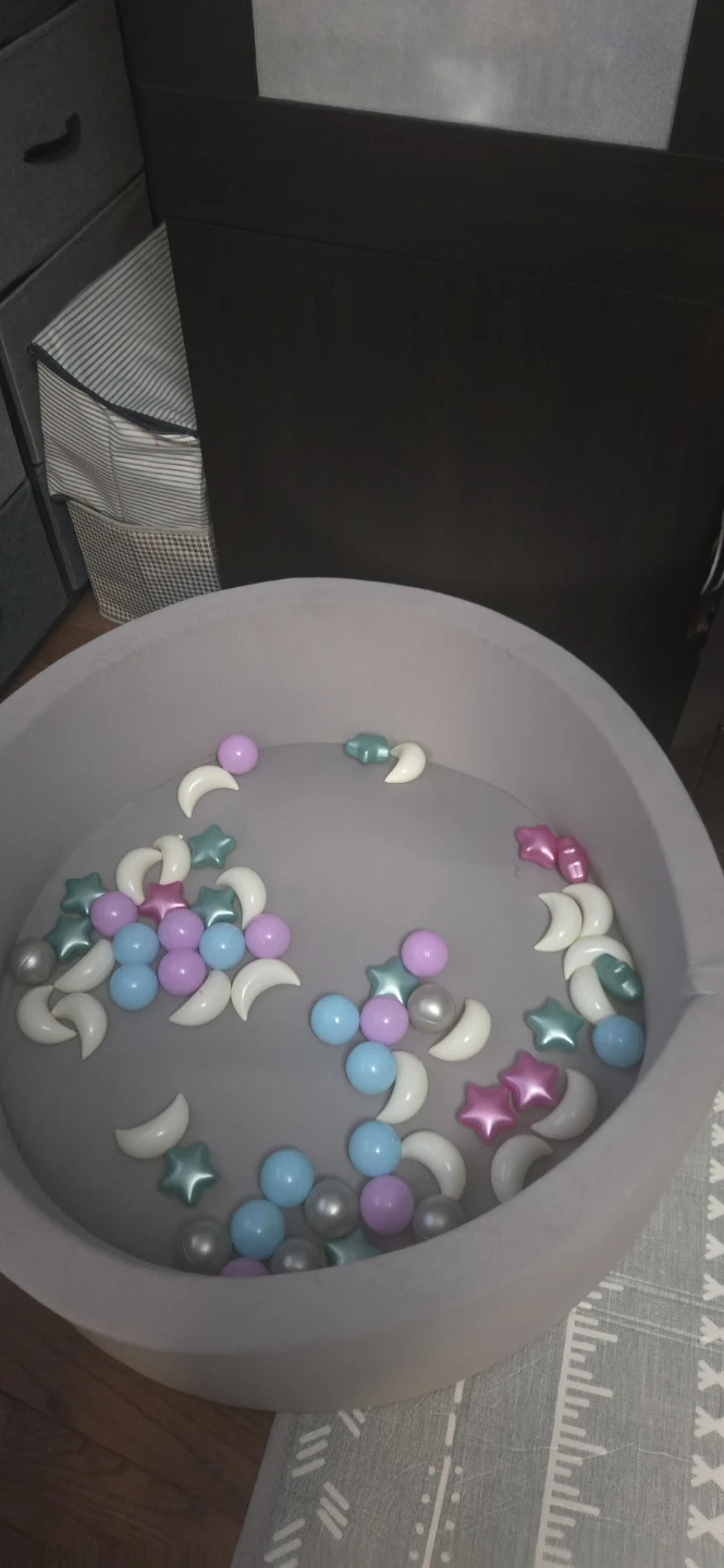 2.5 ft around Foam Ball Pit with Shaped Balls - photo 3
