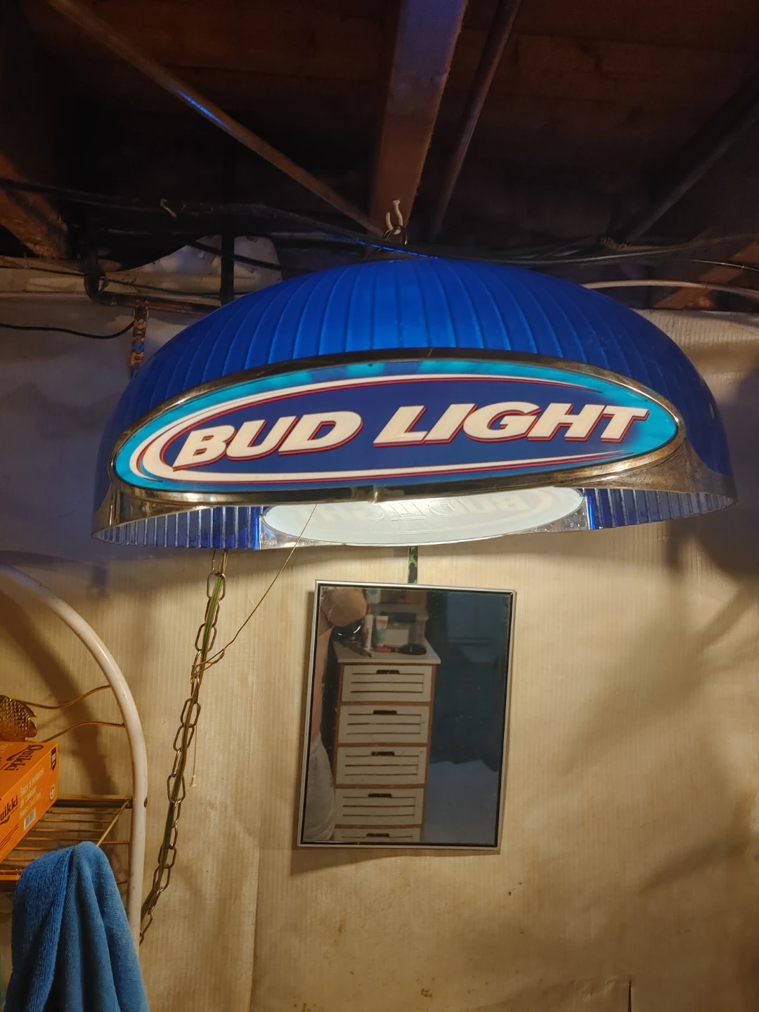 Bud Light Hanging Billiard Lamp
