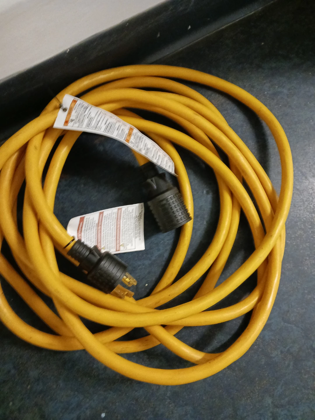 Yellow Extension Cord