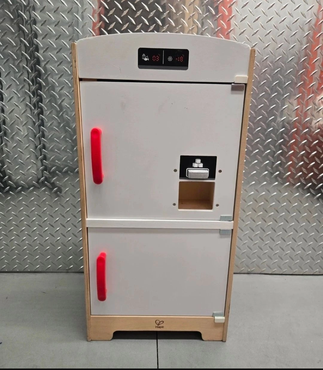 Hape Wooden Play Kitchen Refrigerator