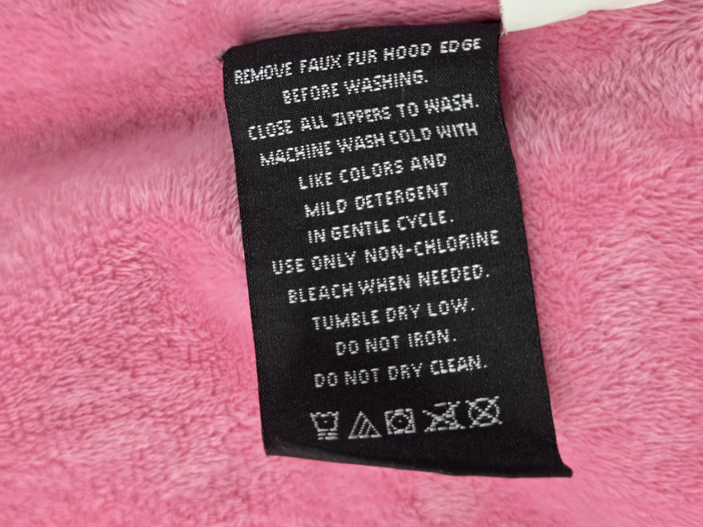 Girls Blue Ombre Puffer Jacket with Pink Fleece Lining - photo 5