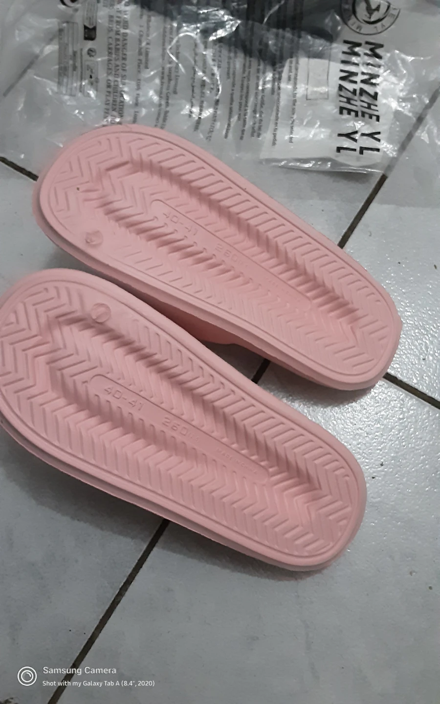 Minzhe YL Pink Slides - Size 40-41 - photo 3
