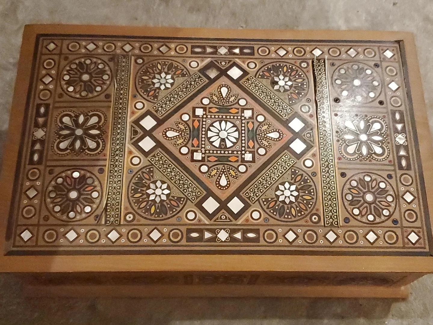 Decorative Wooden Inlay Box