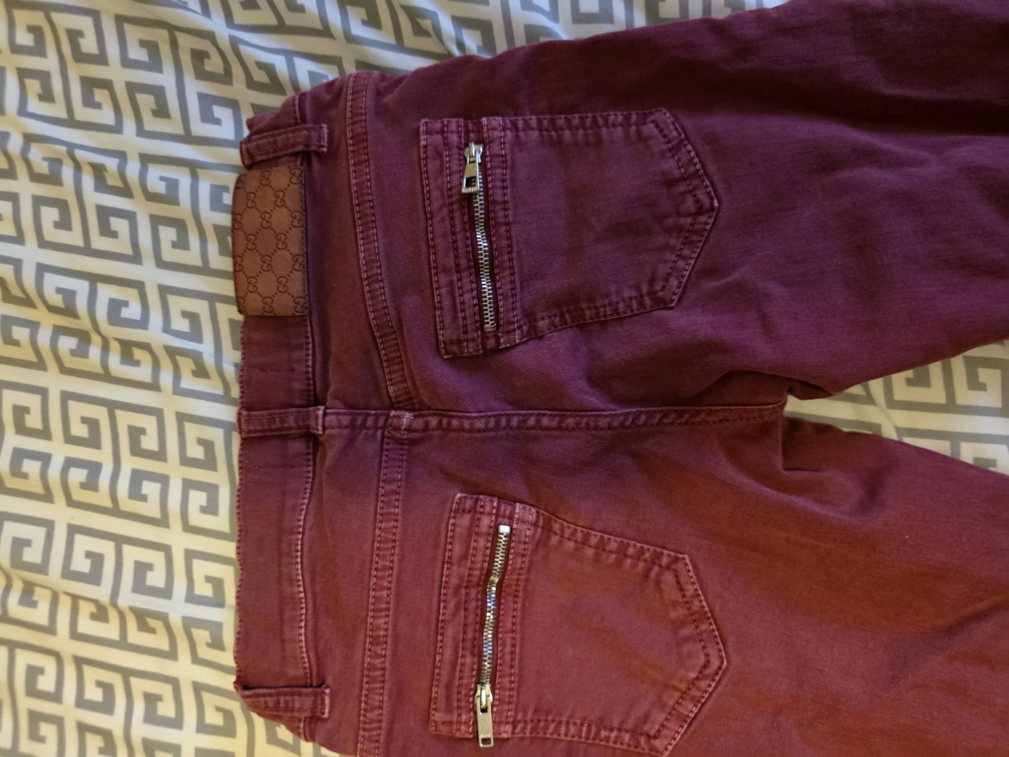 Gucci Children's Maroon Jeans - photo 4