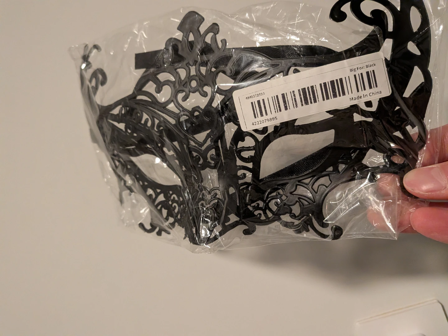New in package Black Venetian Masquerade Mask