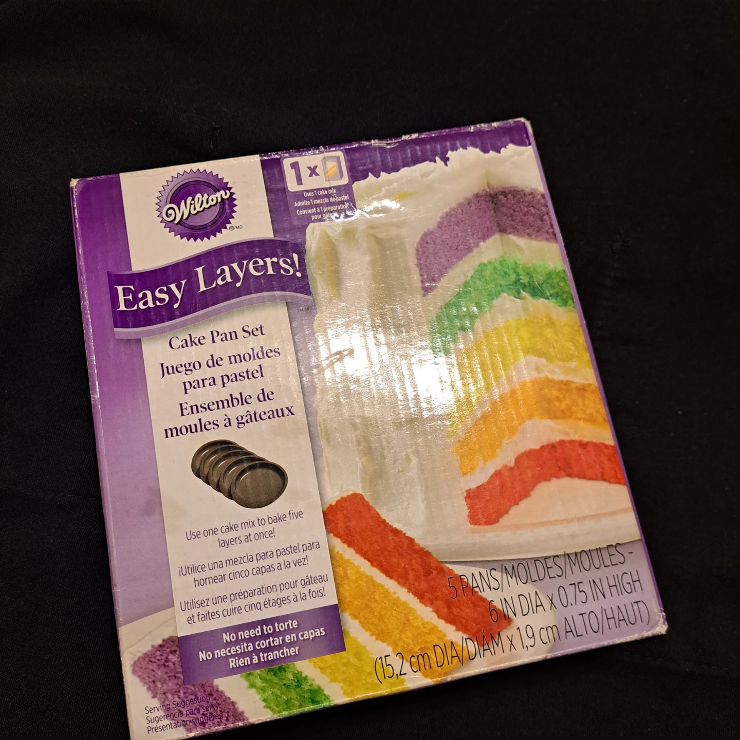 Wilton Easy Layers 5-Piece Cake Pan Set