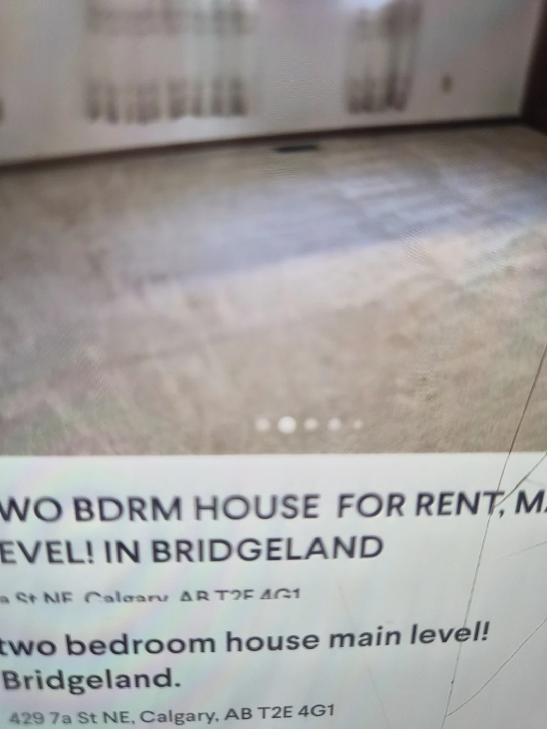 TWO BDRM HOUSE. MAIN LEVEL
