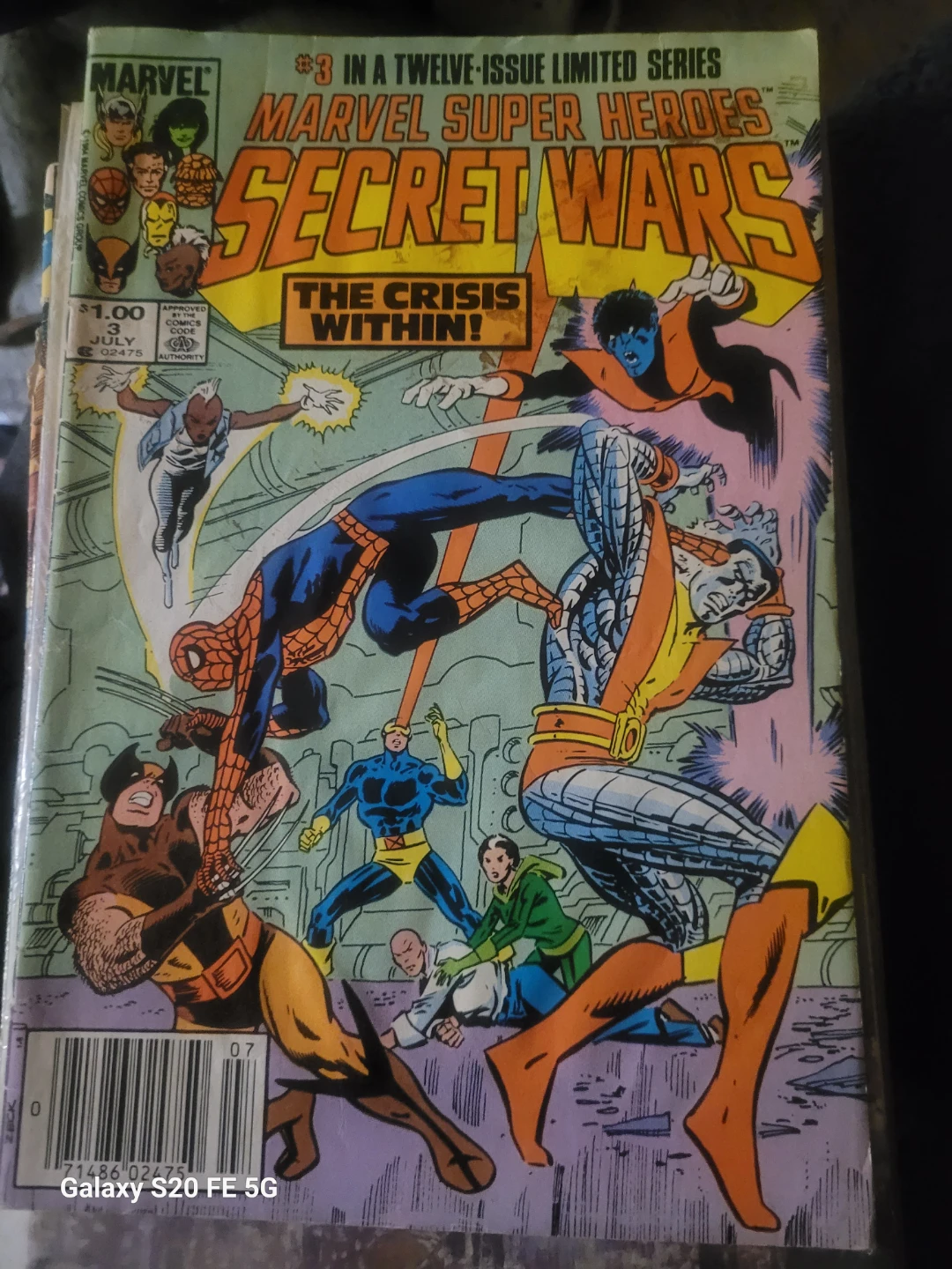 Marvel Super Heroes Secret Wars #3 Comic Book