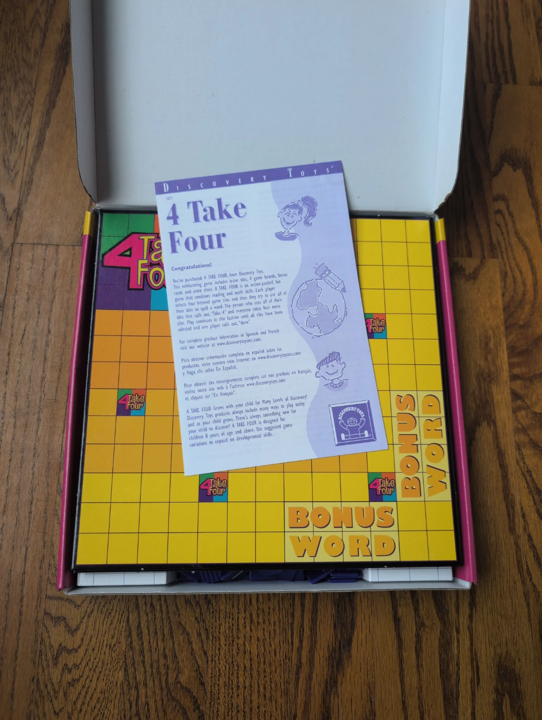 Discovery Toys 4 Take Four Word Game - photo 4