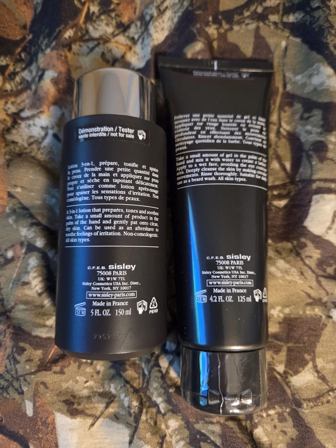 Sisley Paris For Men Toning Lotion & Purifying Cleansing Gel - photo 4