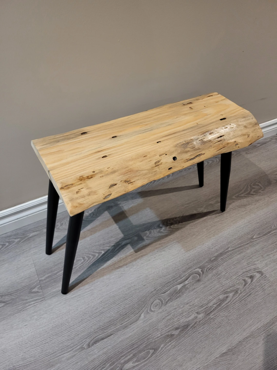 Live Edge Wooden Bench - photo 2