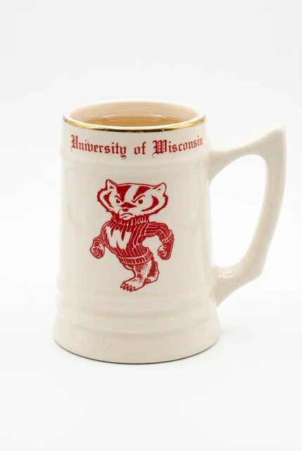Vintage University of Wisconsin Beer Stein