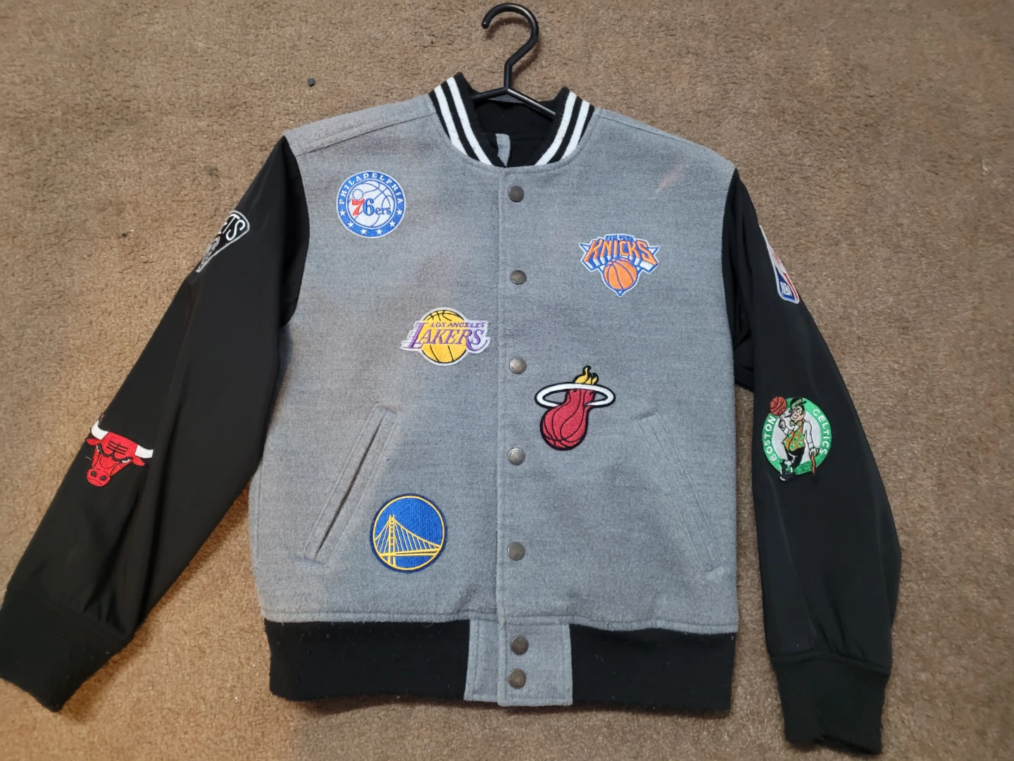Abercrombie Kids NBA Varsity Jacket