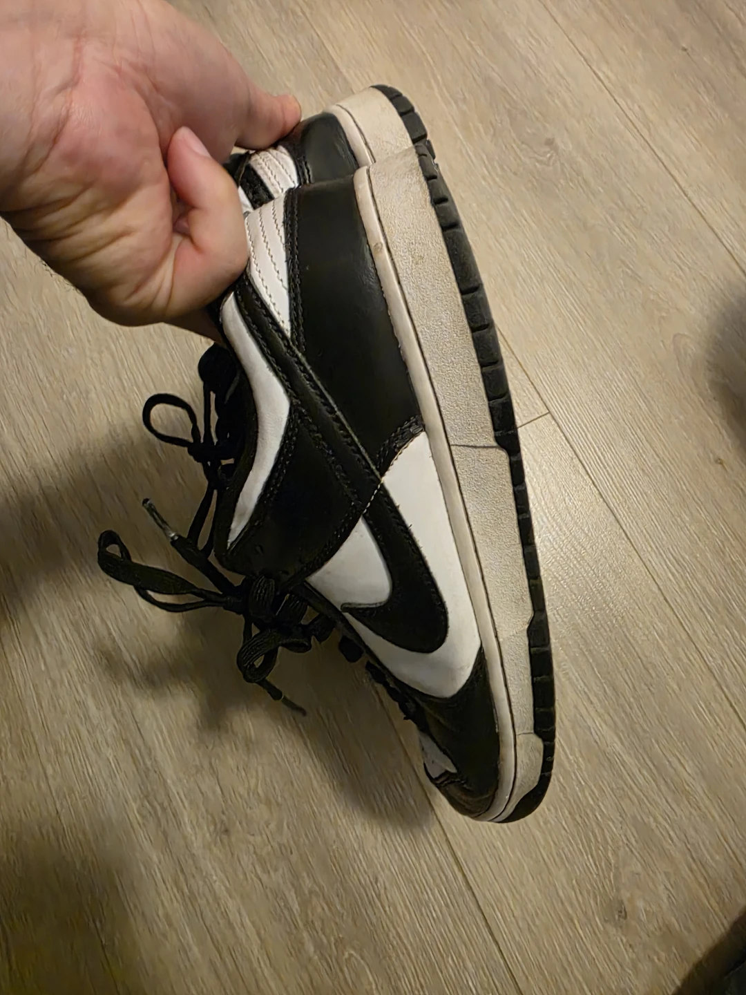 Nike Dunk Low Retro Black White Shoes - photo 4