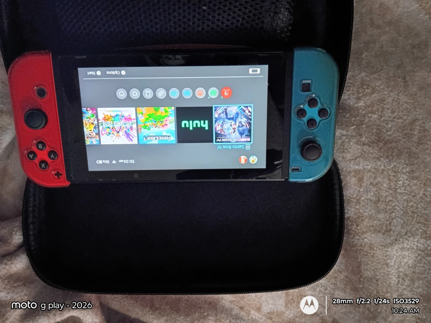 Nintendo Switch Console with Mario Carrying Case